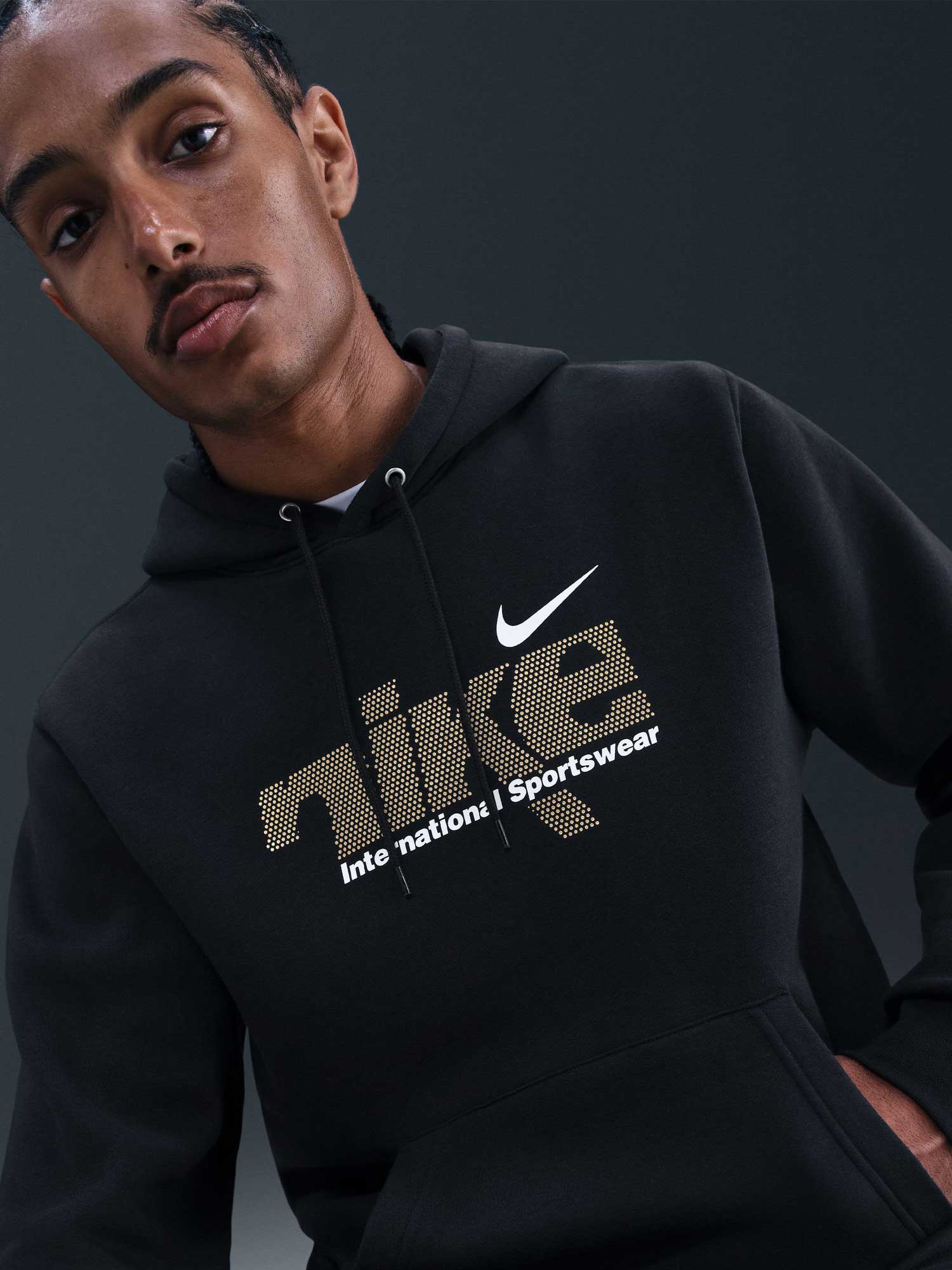 NIKE Суитшърт M NK CLUB BB PO HDY SWSH SPORT