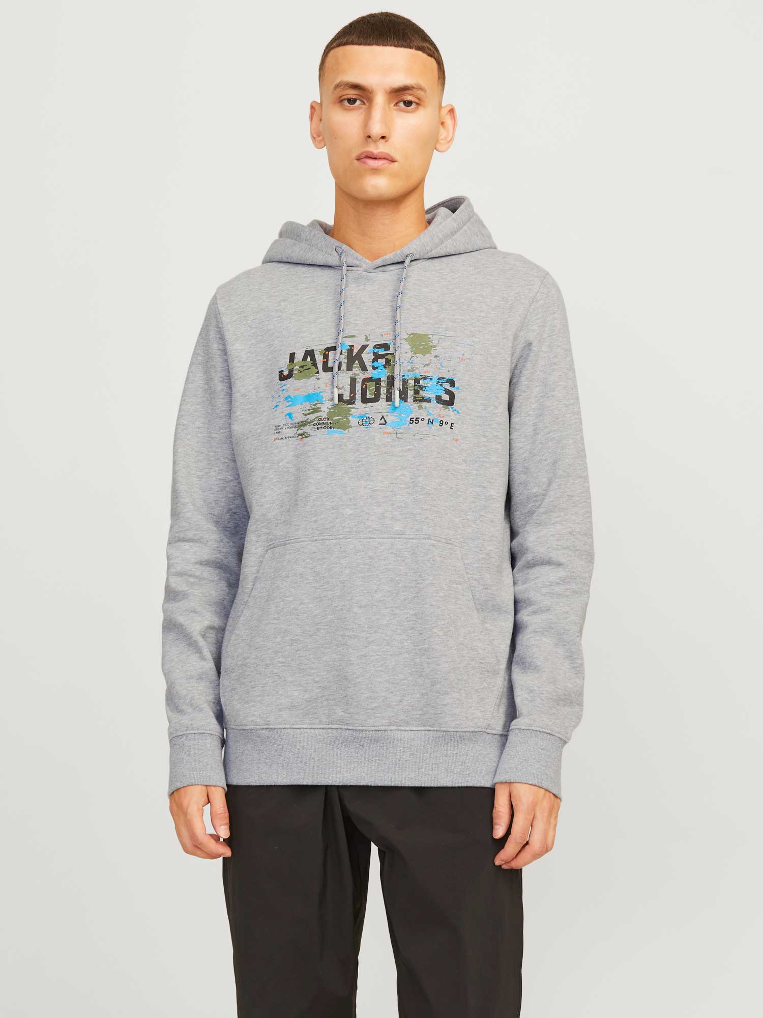 JACK & JONES Суитшърт JCOOUTDOOR LOGO SWEAT HOOD SN