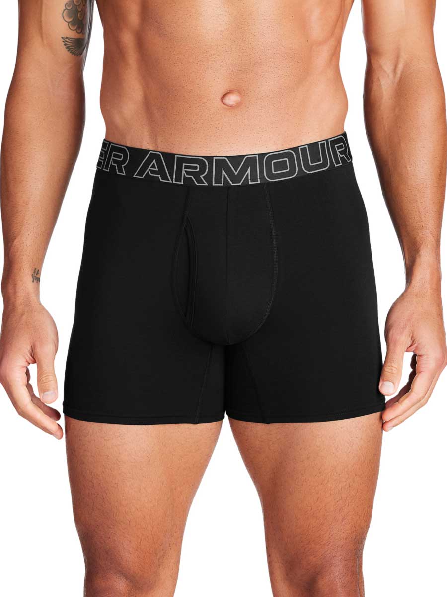 UNDER ARMOUR Бельо UA PERFORMANCE COTTON - SOLID 6 IN 3PK