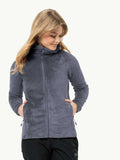 JACK WOLFSKIN Полар ROTWAND HOODED FZ W