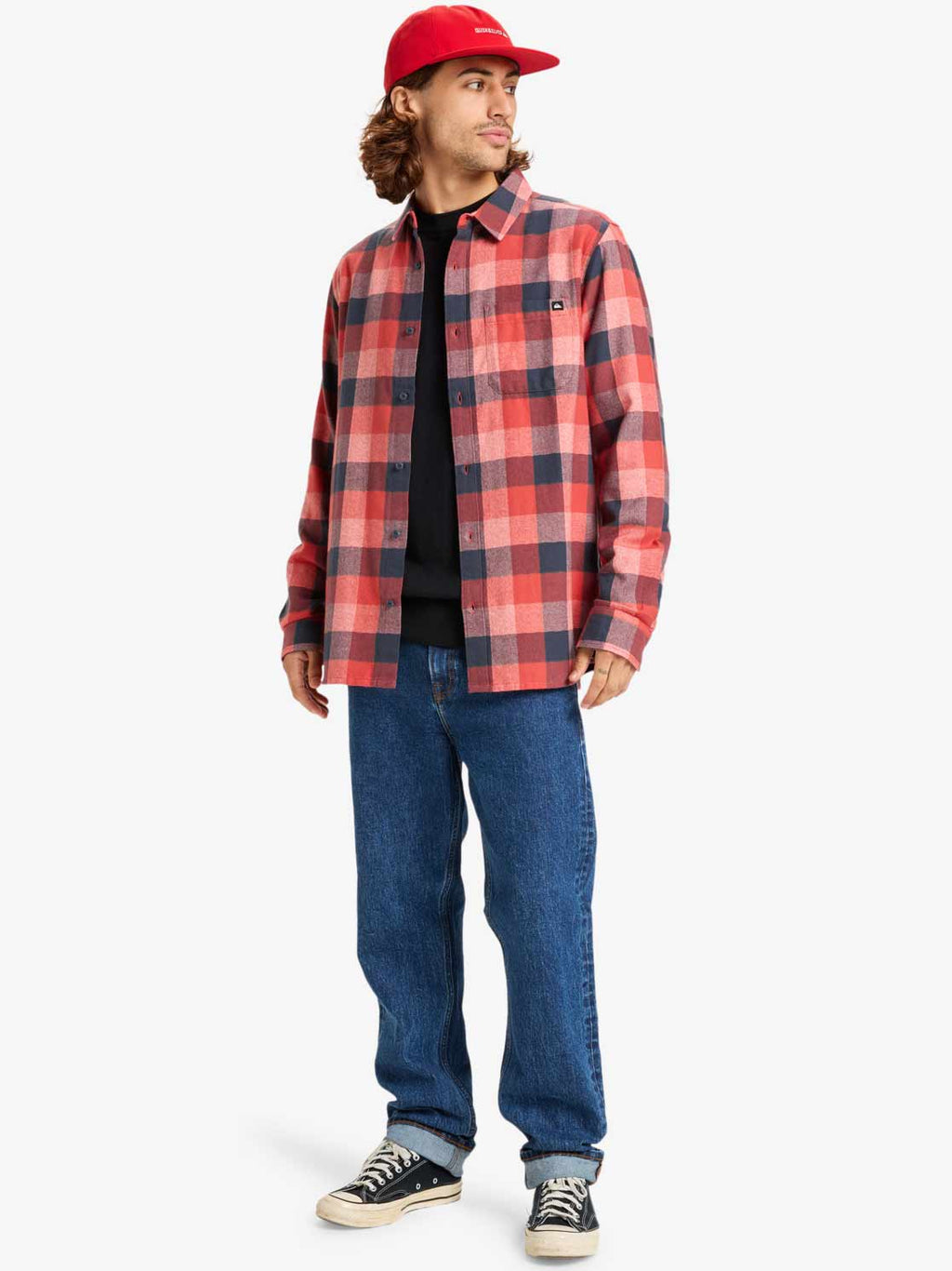 QUIKSILVER Риза MOTHERFLY PLAID LS SHIRT