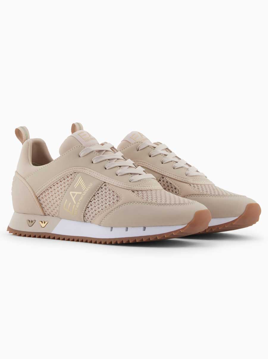 EA7 Emporio Armani Обувки SNEAKER BLACK AND WHITE