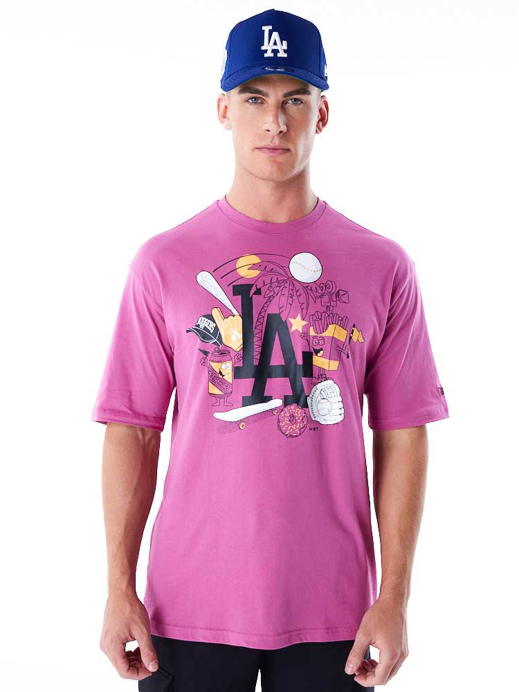 NEW ERA Тениска MLB FOOD GRPHC OS TEE LOSDOD
