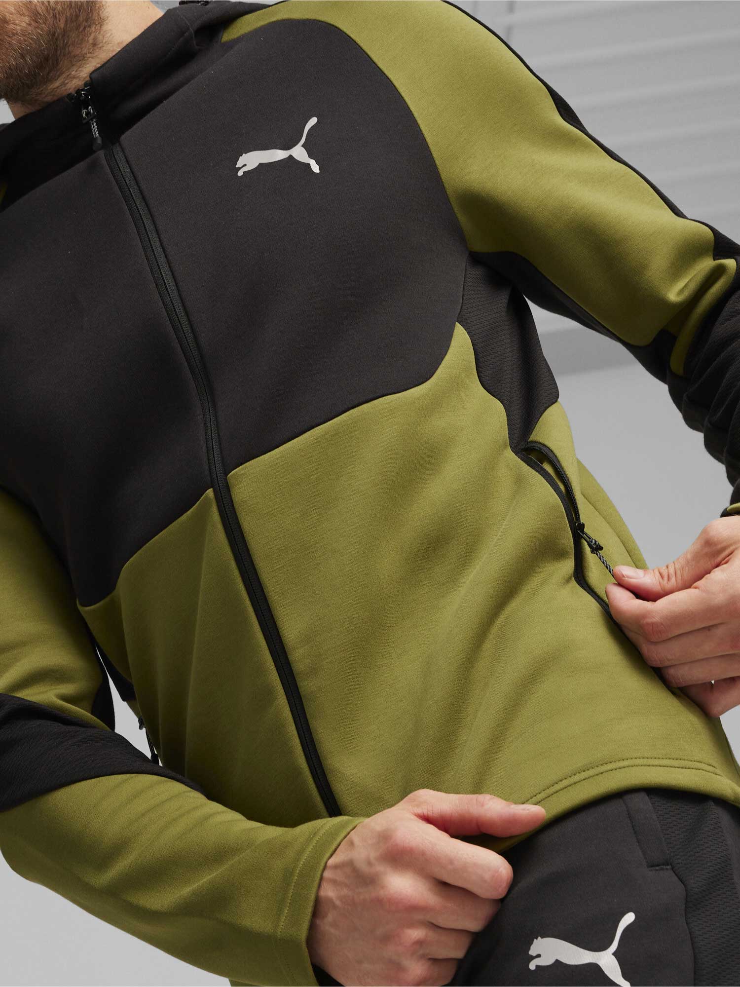 PUMA Суитшърт EVOSTRIPE Full-Zip Hoodie DK