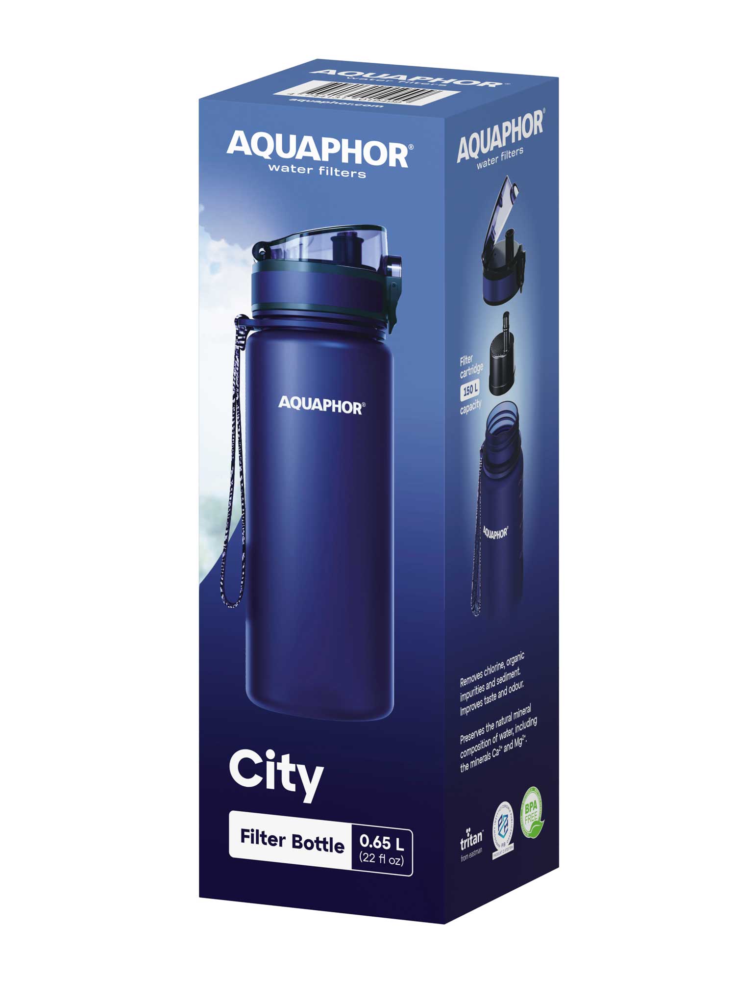 AQUAPHOR Филтрираща бутилка City 650 ml