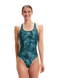 SPEEDO Цял бански ALLOVER DIGITAL POWERBACK