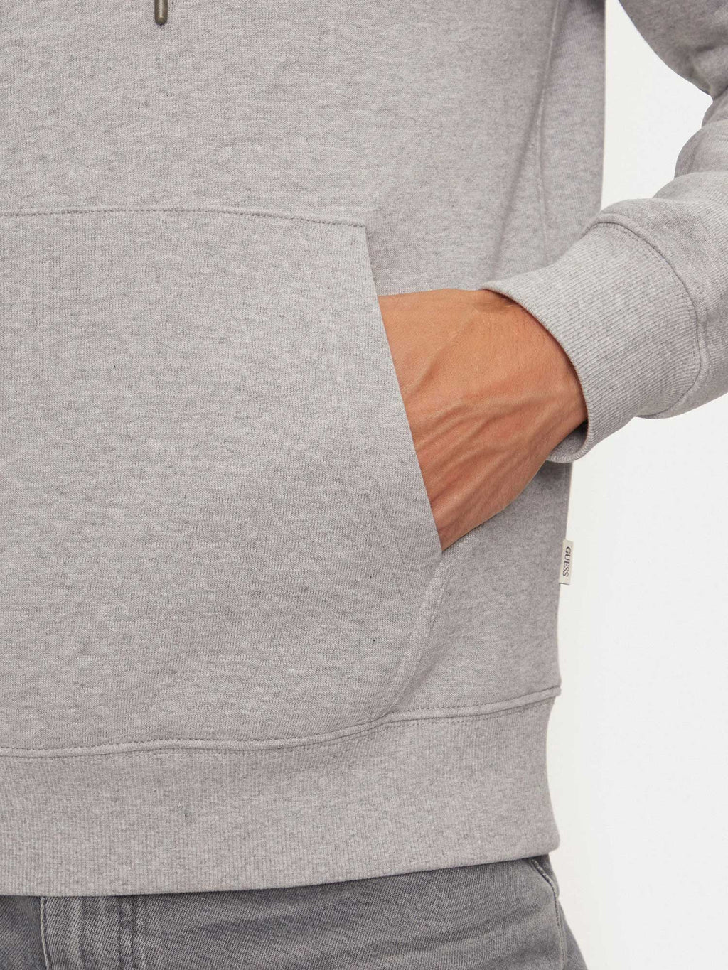 GUESS JEANS Суитшърт GJ HOOD SLIM MINI TRIANG SWEAT