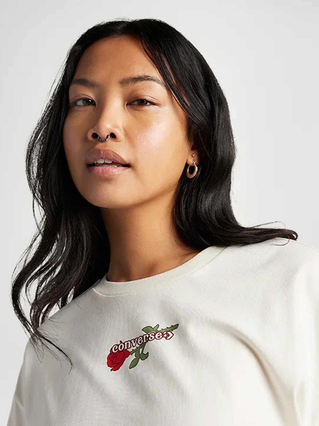CONVERSE Тениска TLMN VDAY CROP OS TEE