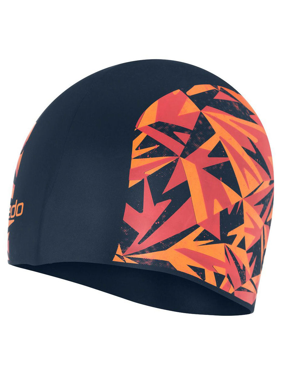 SPEEDO Плувна шапка HYPER BOOM SLOGAN PRT CAP JU