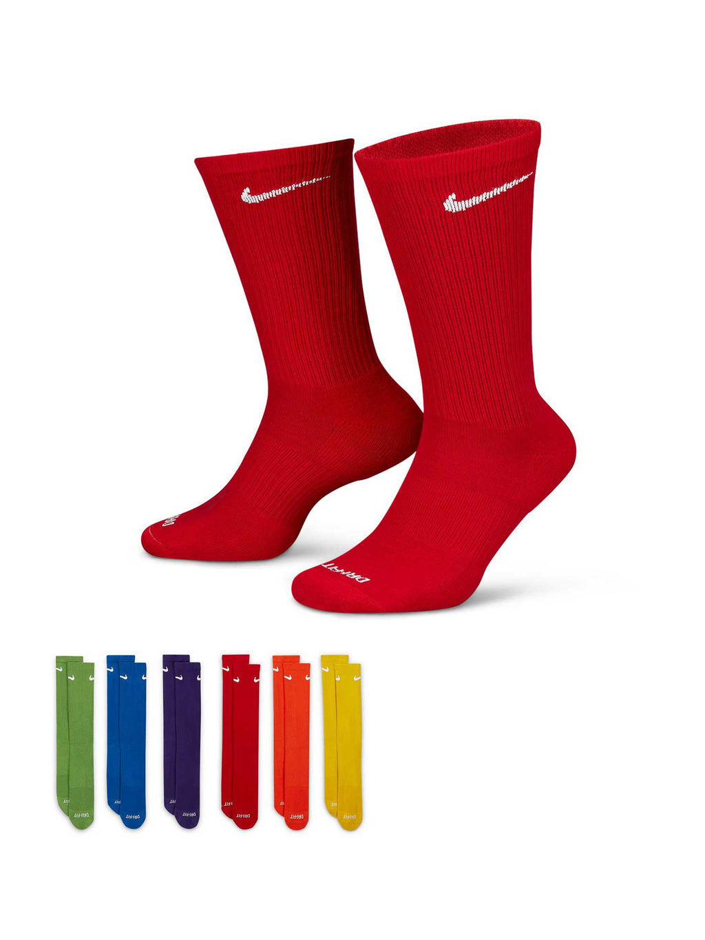 NIKE Чорапи U NK ED PLS CSH CRW 6PR - 132