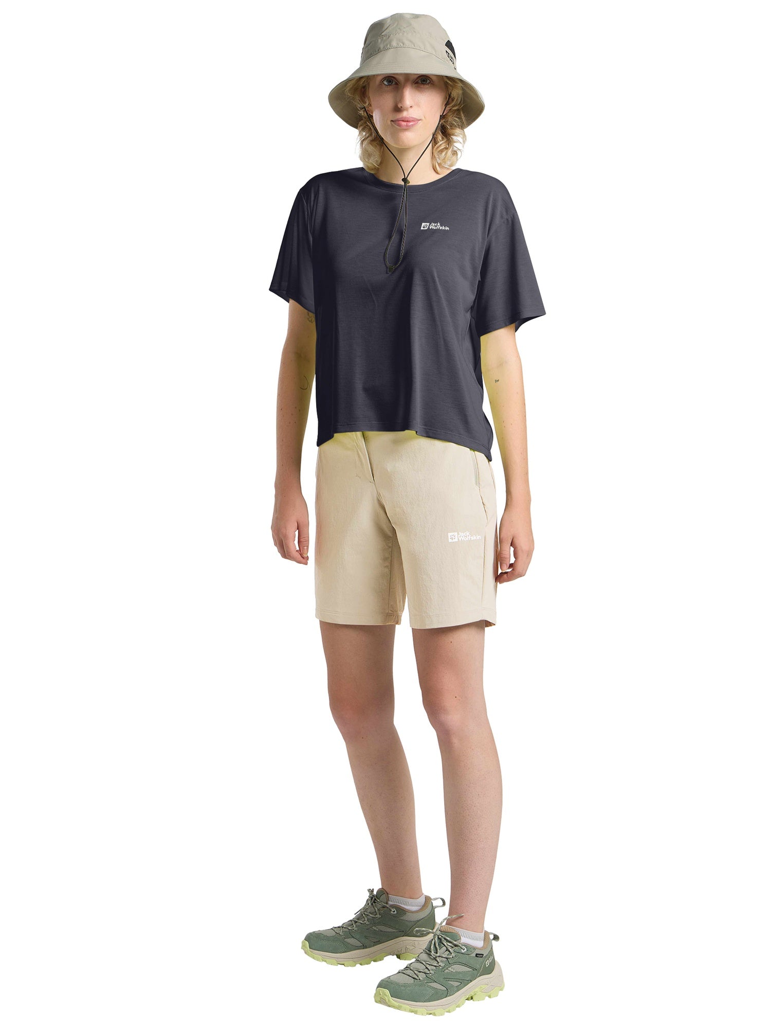JACK WOLFSKIN Тениска VONNAN CROP T W