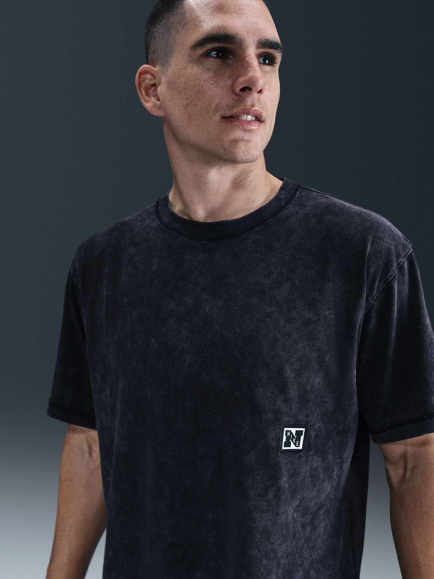 NIKE Тениска M NK DF HERITAGE SS TOP WASH