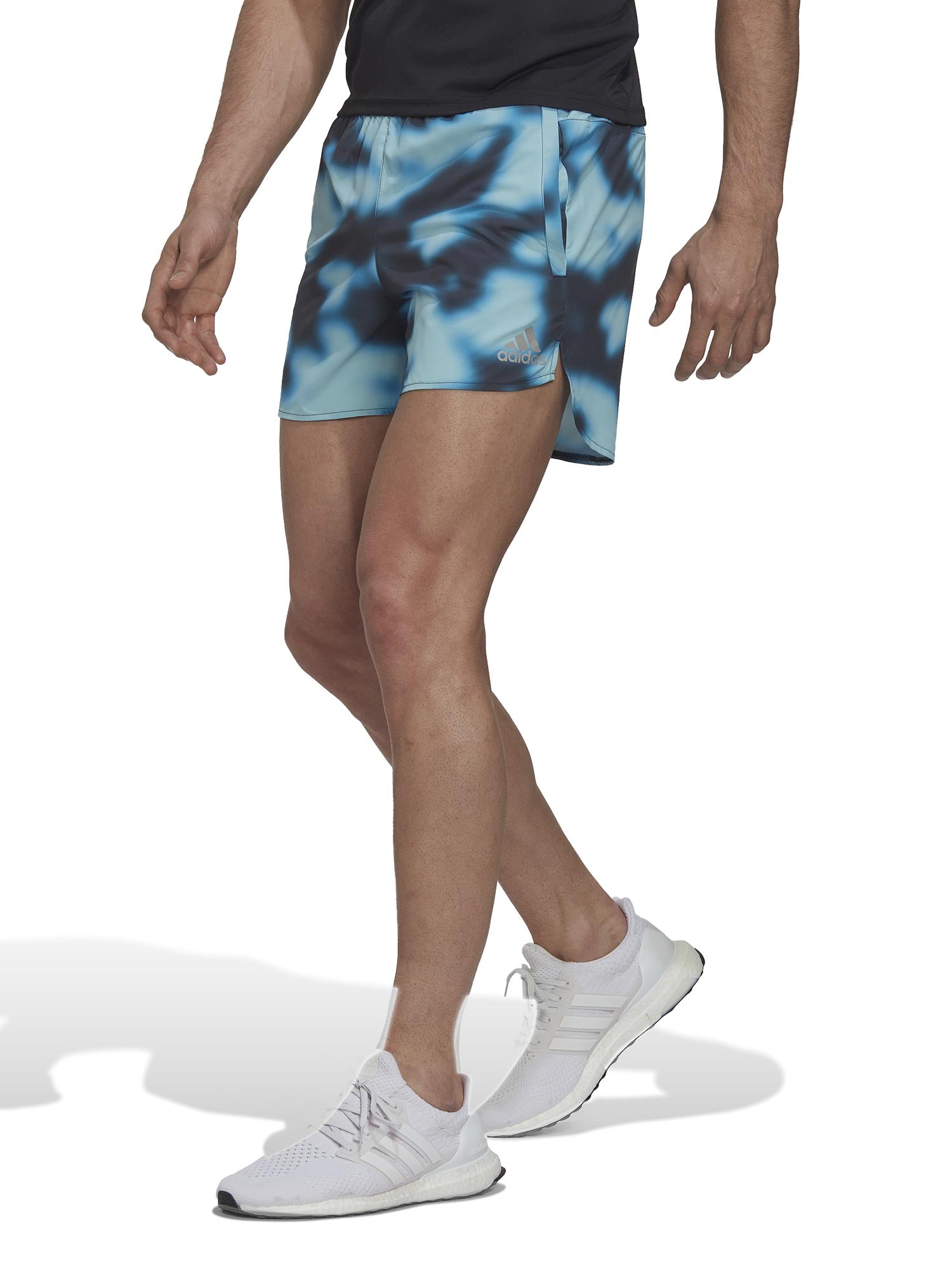 ADIDAS PERFORMANCE Къси панталони Run Icons Logo Graphic AOP