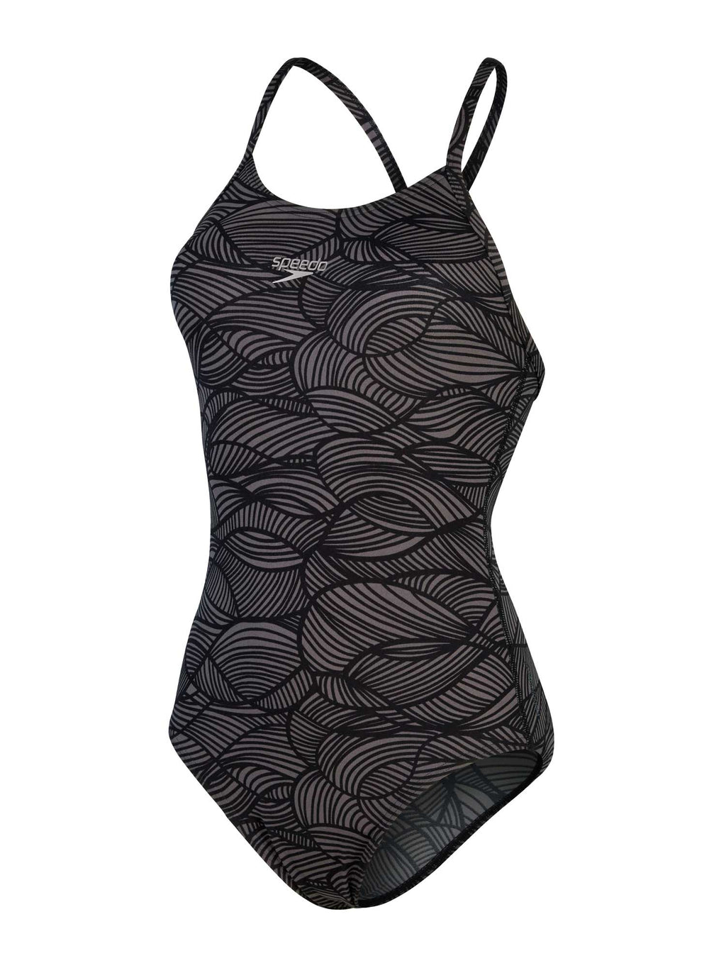 SPEEDO Цял бански ALLOVER FIXED CROSSBACK
