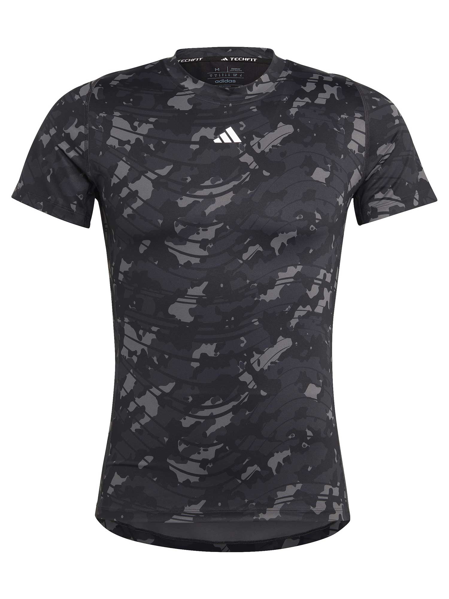 ADIDAS PERFORMANCE Тениска Techfit Allover Print Training