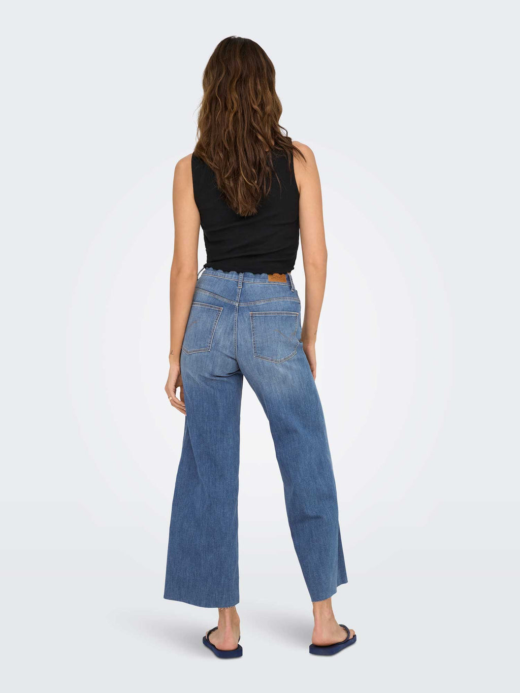 ONLY Дънки ONLANN-MADISON HW CROP WD DNM SOO618NOOS