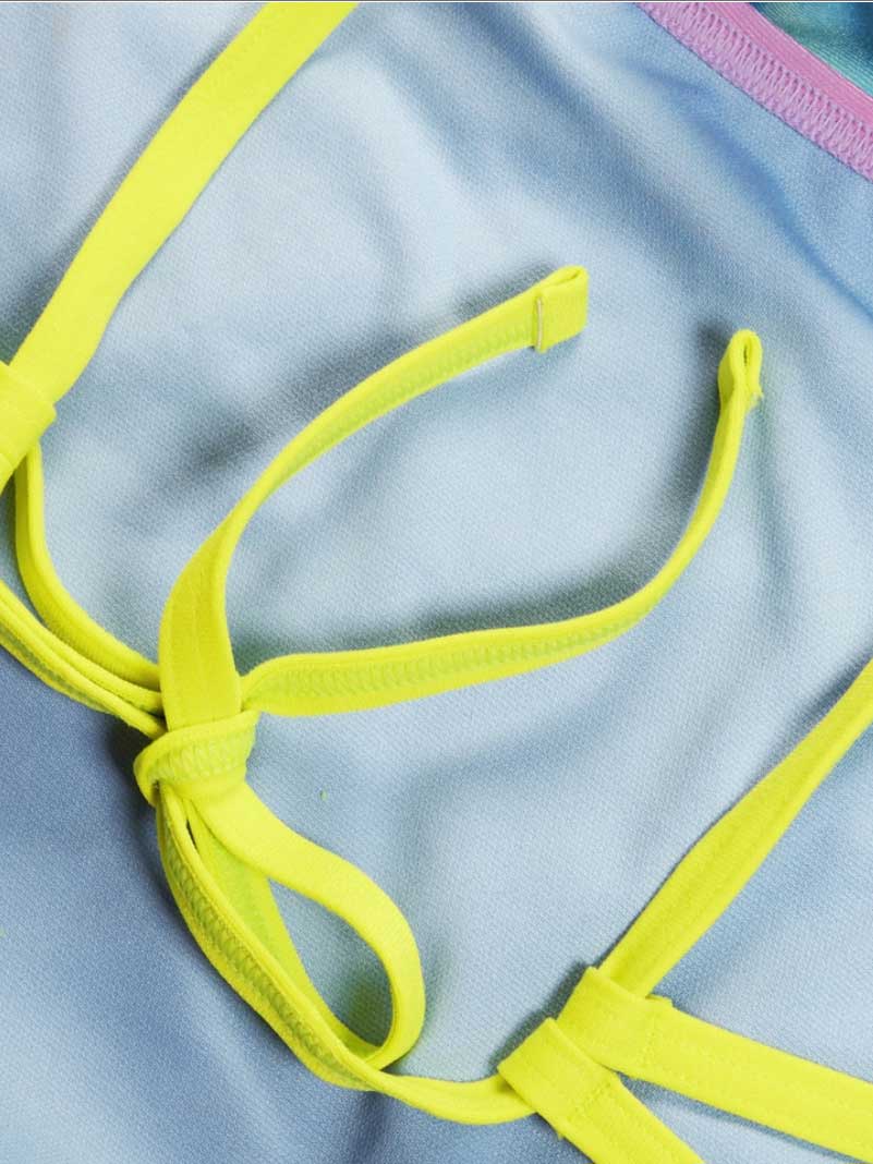 SPEEDO Цял бански WOMENS ALLOVER DIGITAL TIE BACK