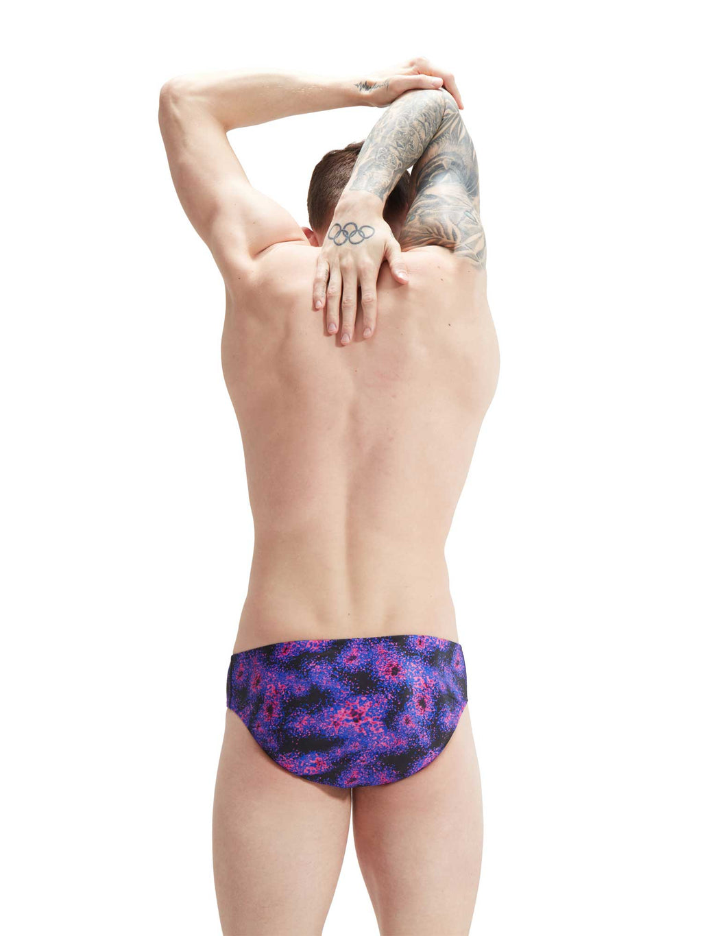 SPEEDO Бански MENS 8CM ALLOVER DIGITAL BRIEF