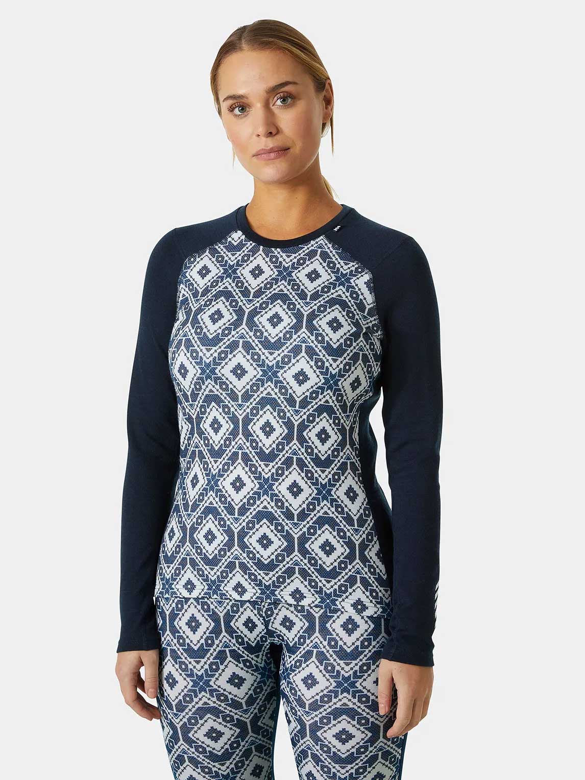 HELLY HANSEN Термоблуза W LIFA MERINO MIDW GRA CREW