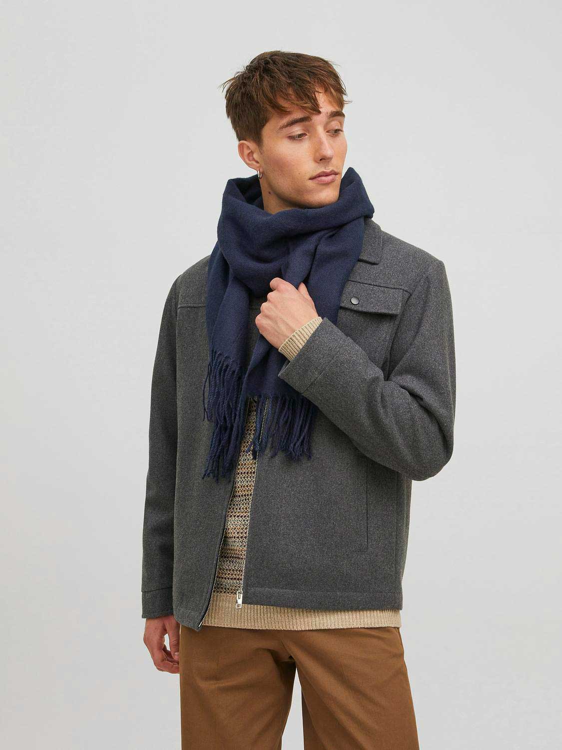 JACK & JONES Шал JACSOLID WOVEN SCARF NOOS