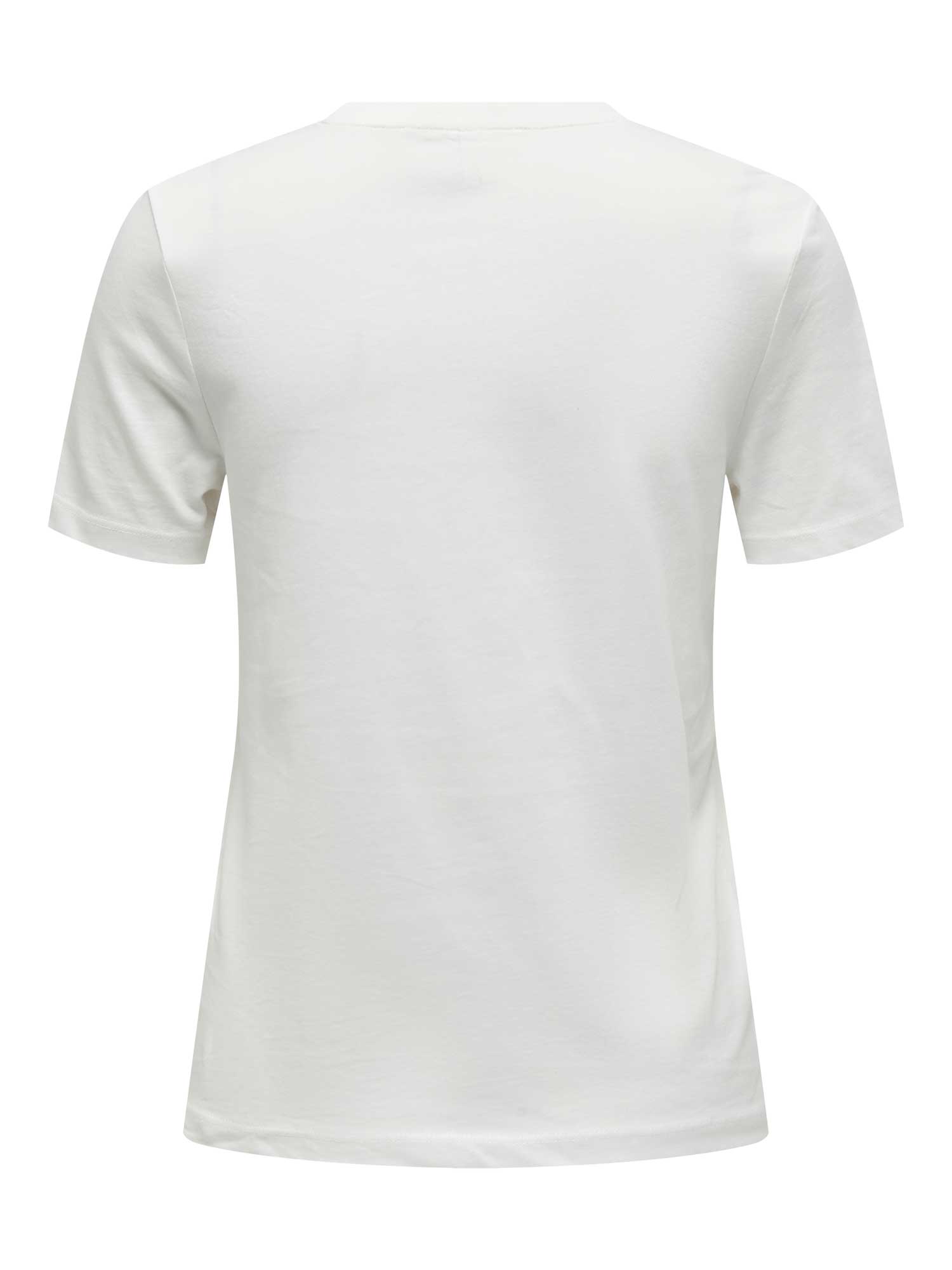 ONLY Тениска ONLTANYA LIFE REG S/S LEO PRINT TOP JRS
