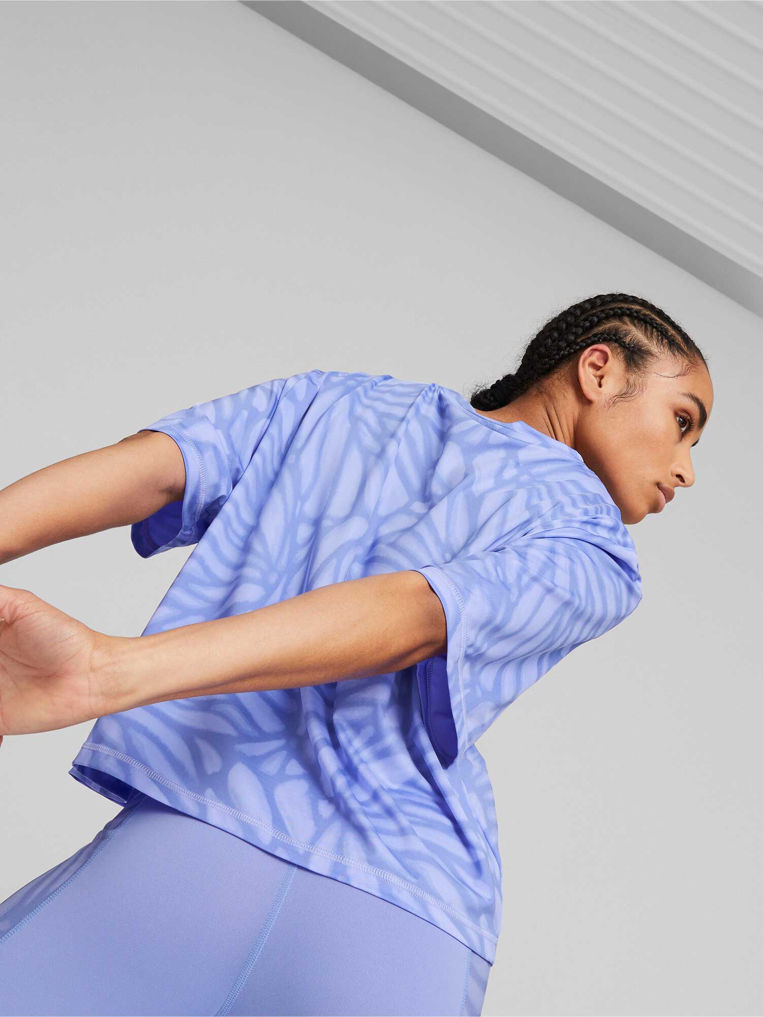 PUMA Тениска Train Favorite AOP CROP