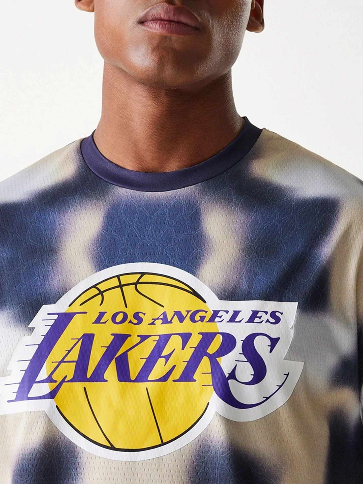 NEW ERA Тениска NBA AOP OS TEE LOSLAK