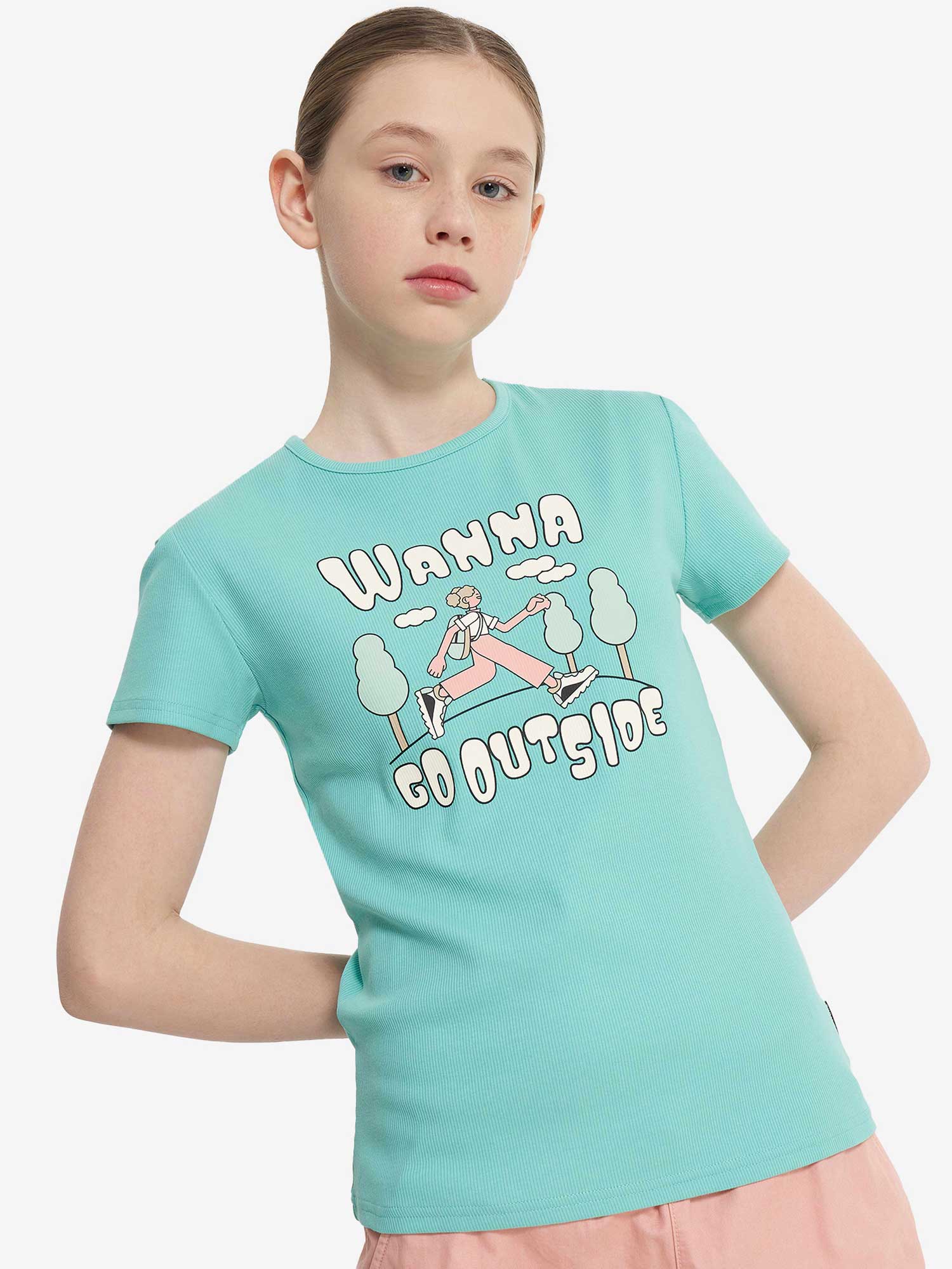 OUTVENTURE Тениска Travel Girls Short sleeve T-shirt