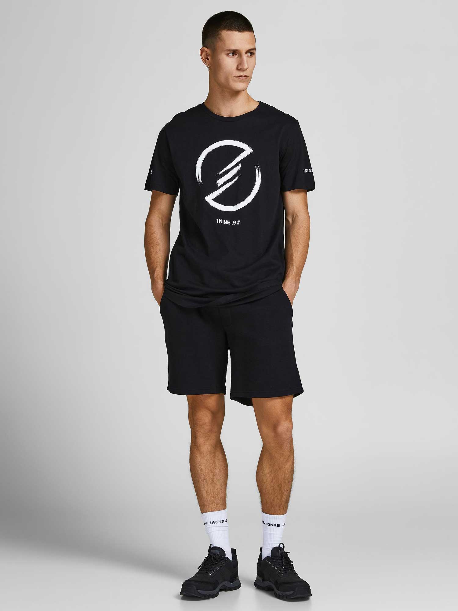 JACK & JONES Къси панталони JPSTGORDON BRADLEY SWEAT SHORTS MID