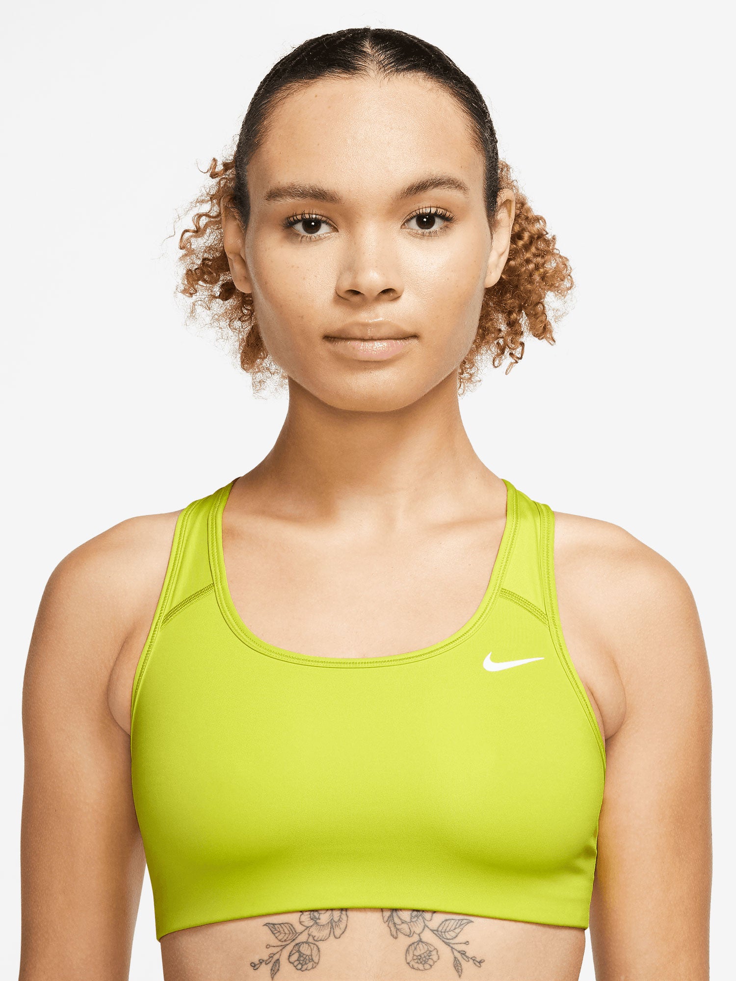 NIKE Спортен сутиен W DF SWSH NONPDED BRA