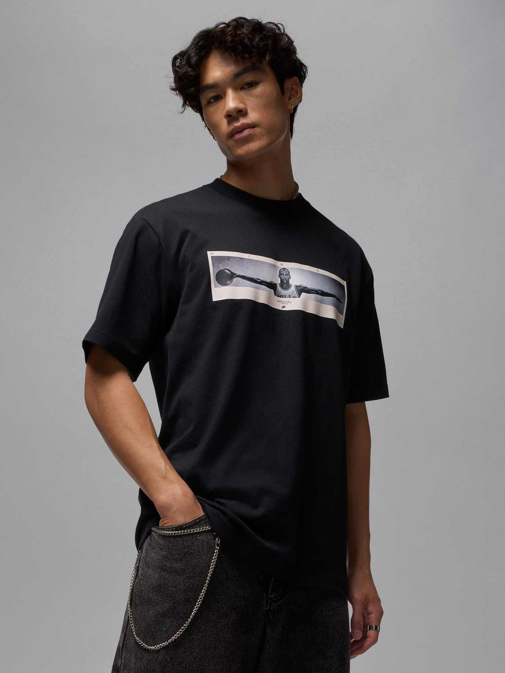 JORDAN Тениска M J NC WINGS PHOTO SS CREW
