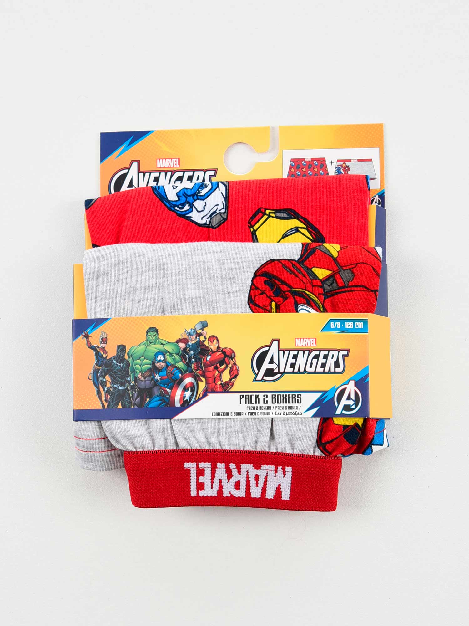 KIDS MOVIE HEROES Бельо - комплект 2 части Avengers