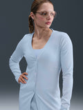 NIKE Жилетка W NSW NK CHLL KNT RIB CARDIGAN