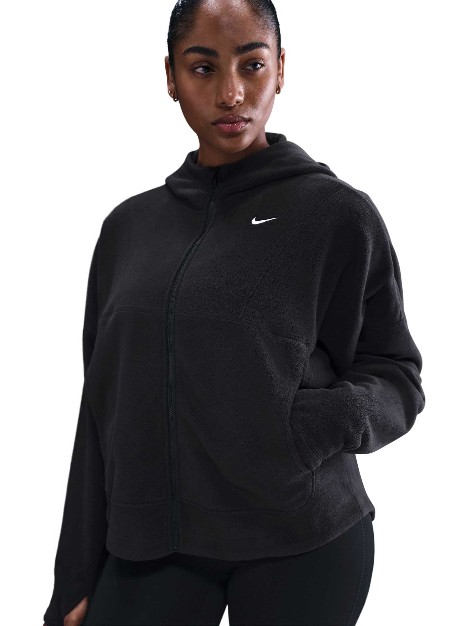 NIKE Суитшърт W NK ONE TF FZ TOP POLAR