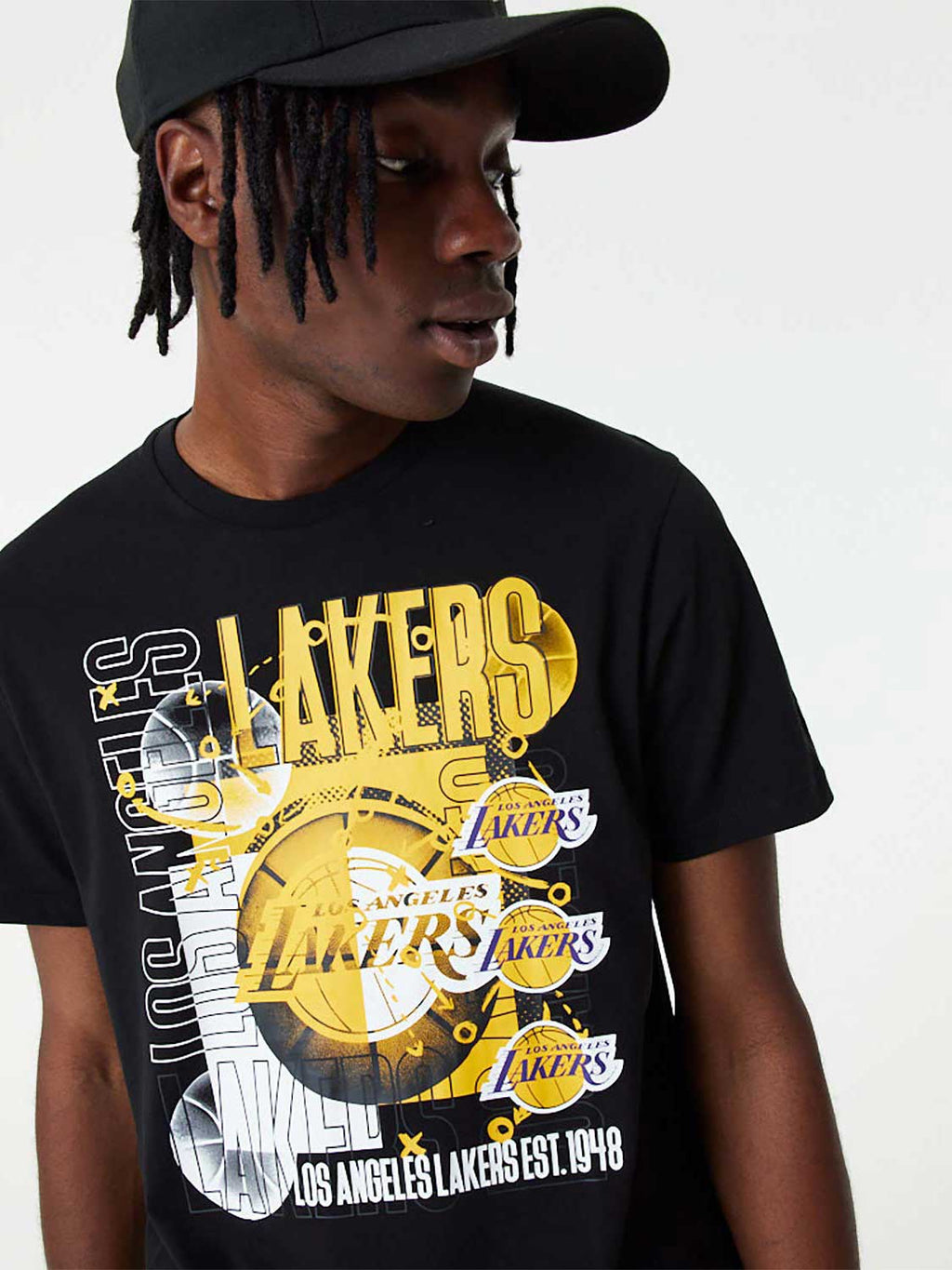 NEW ERA Тениска NBA LOS LAKERS