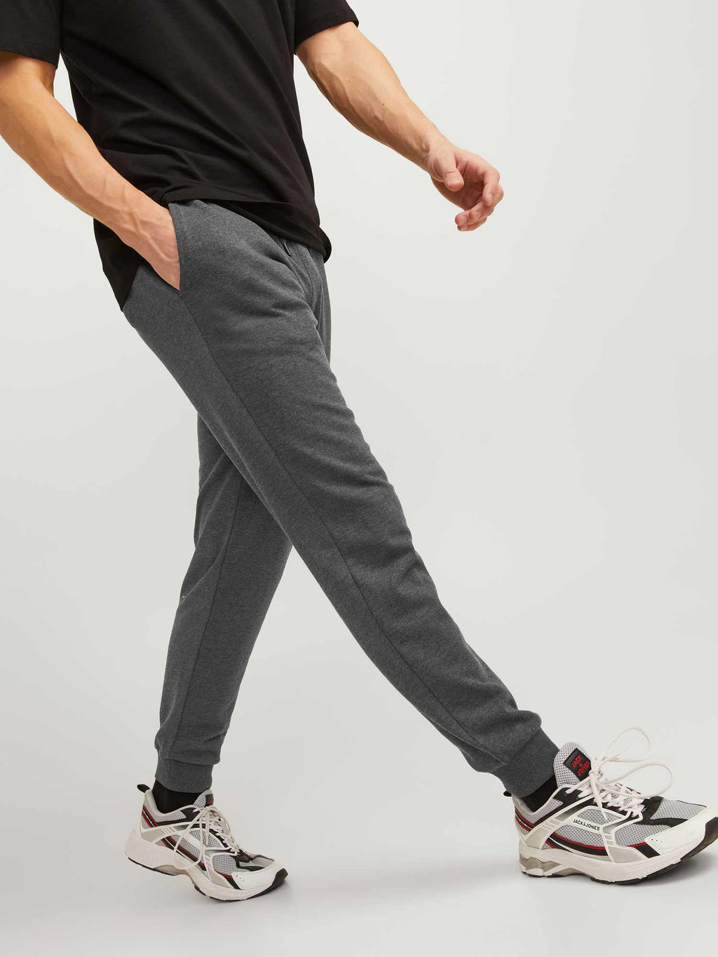 JACK & JONES Спортно долнище JPSTGORDON SHARK SWEAT PANTS NOOS