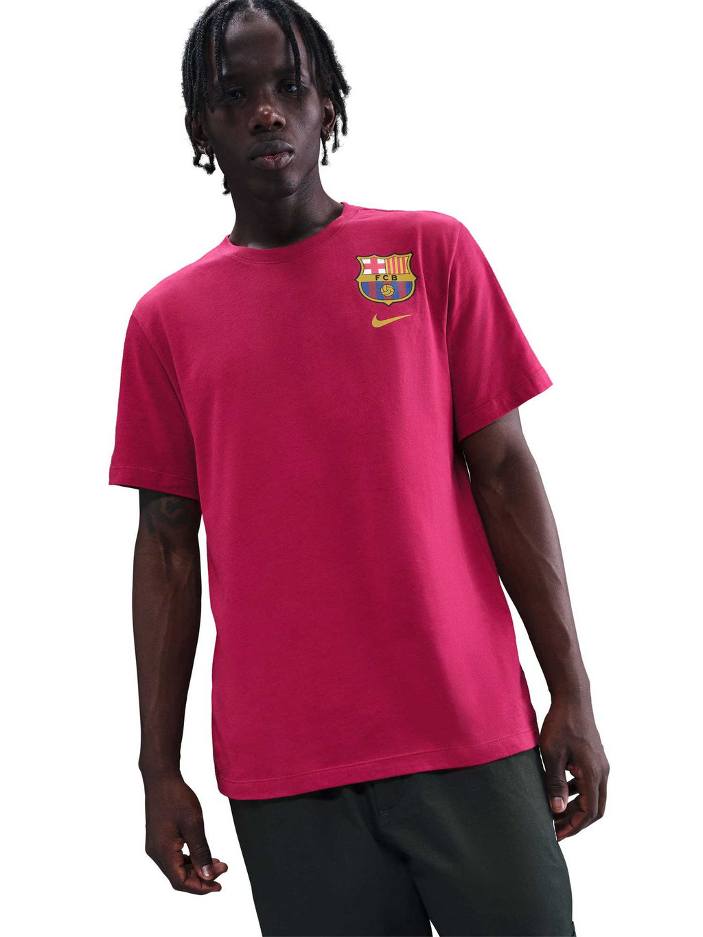 NIKE Тениска FCB M NK CREST TEE