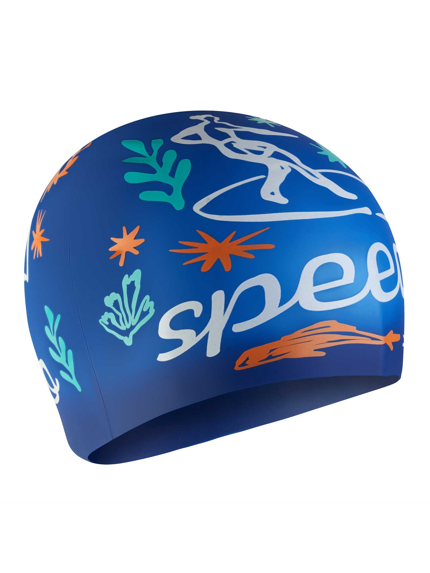 SPEEDO Плувна шапка JUNIOR PRINTED SILICONE