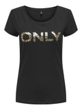ONLY Тениска ONLHELLA LIFE S/S LOGO TOP BOX CS JRS
