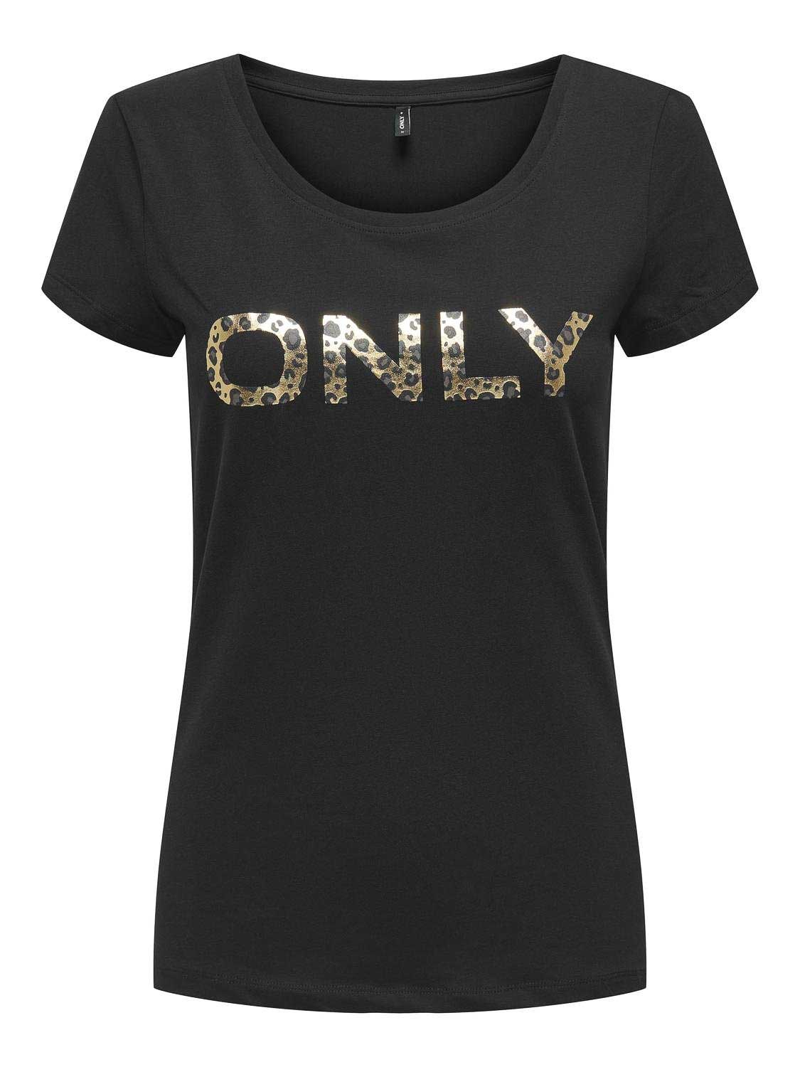 ONLY Тениска ONLHELLA LIFE S/S LOGO TOP BOX CS JRS