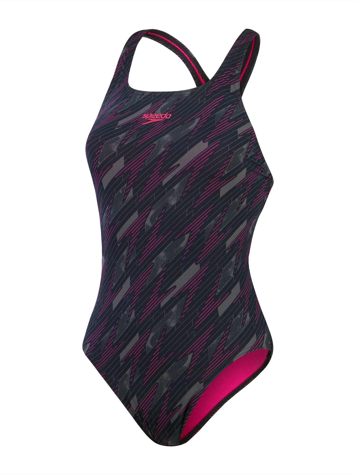 SPEEDO Цял бански WOMENS HYPERBOOM ALLOVER MEDALIST
