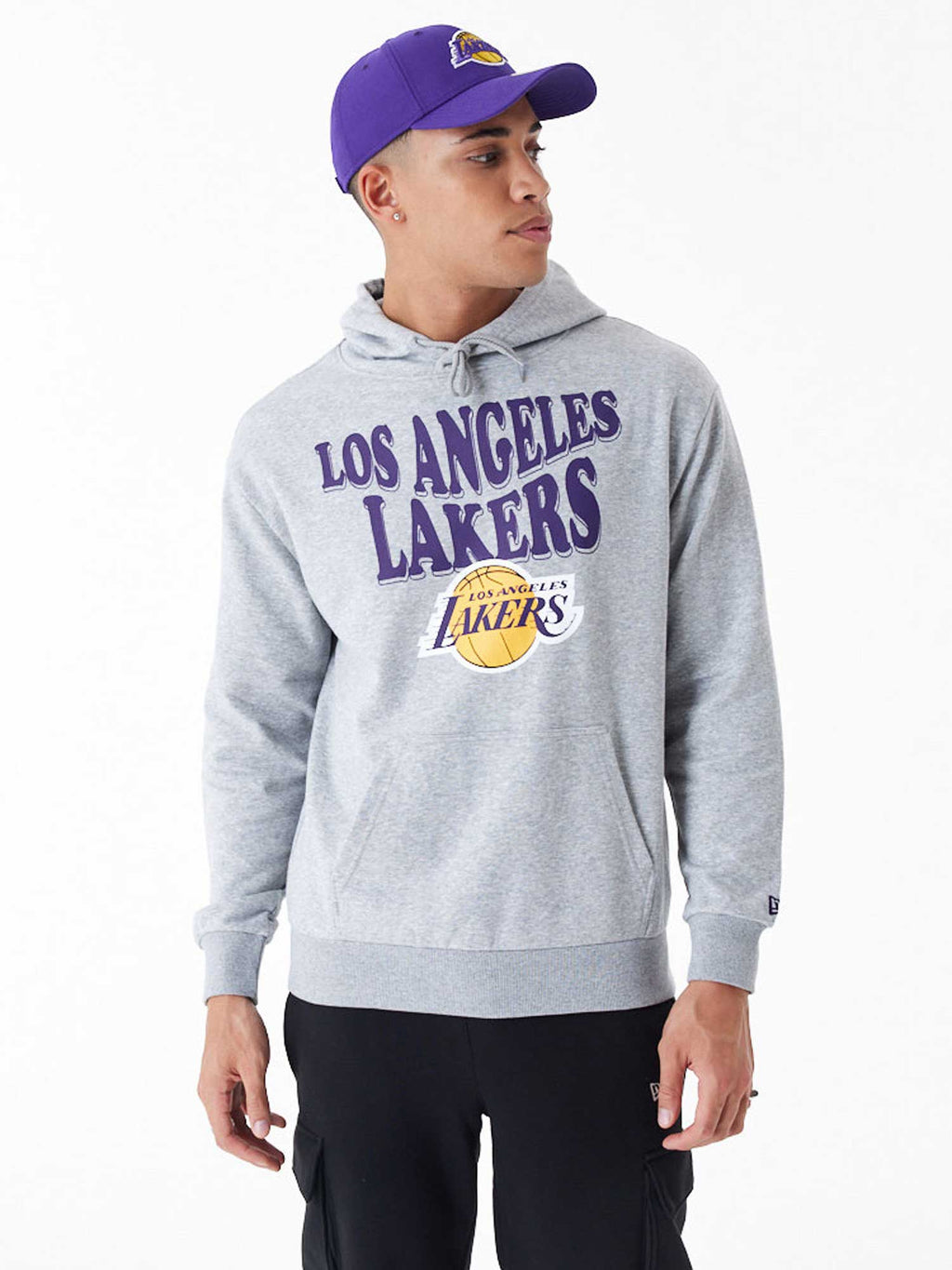NEW ERA Суитшърт NBA SCRIPT OS HOODY LOSLAK