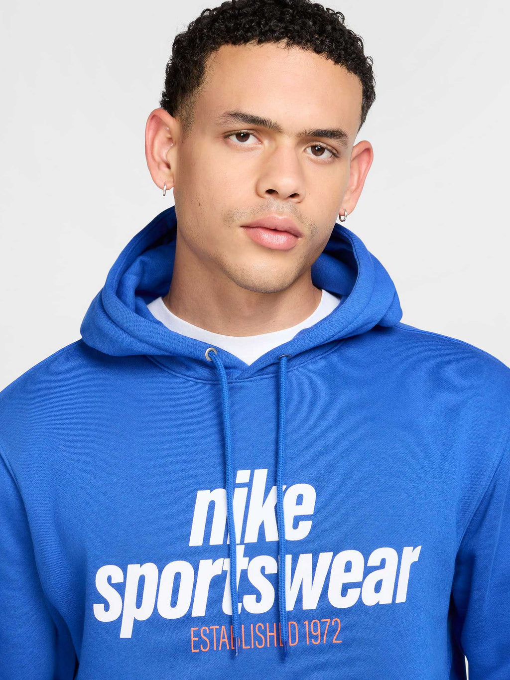 NIKE Суитшърт M NK CLUB BB PO HDY NSW GFX