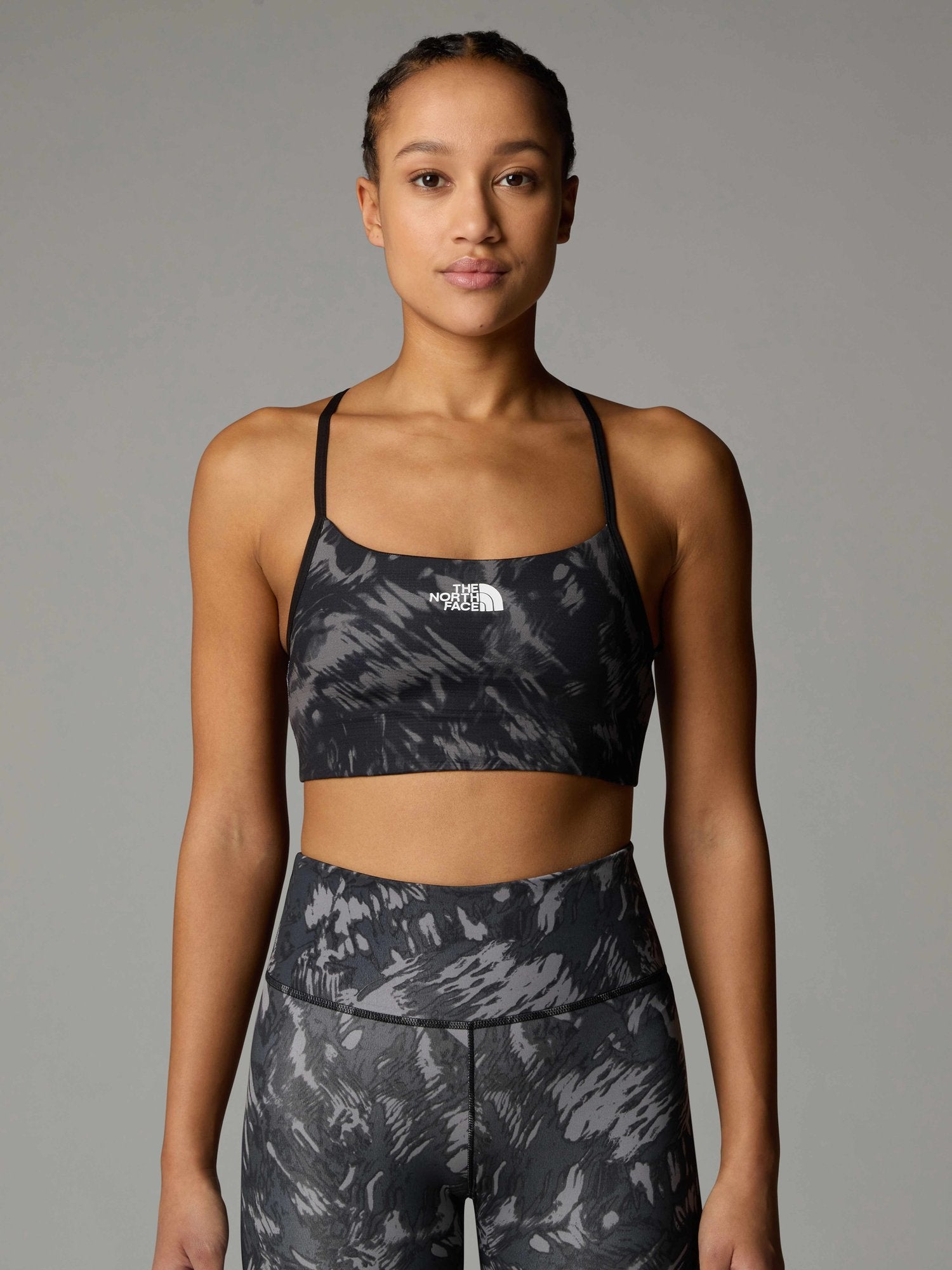 THE NORTH FACE Спортен сутиен W FLEX BRA AOP