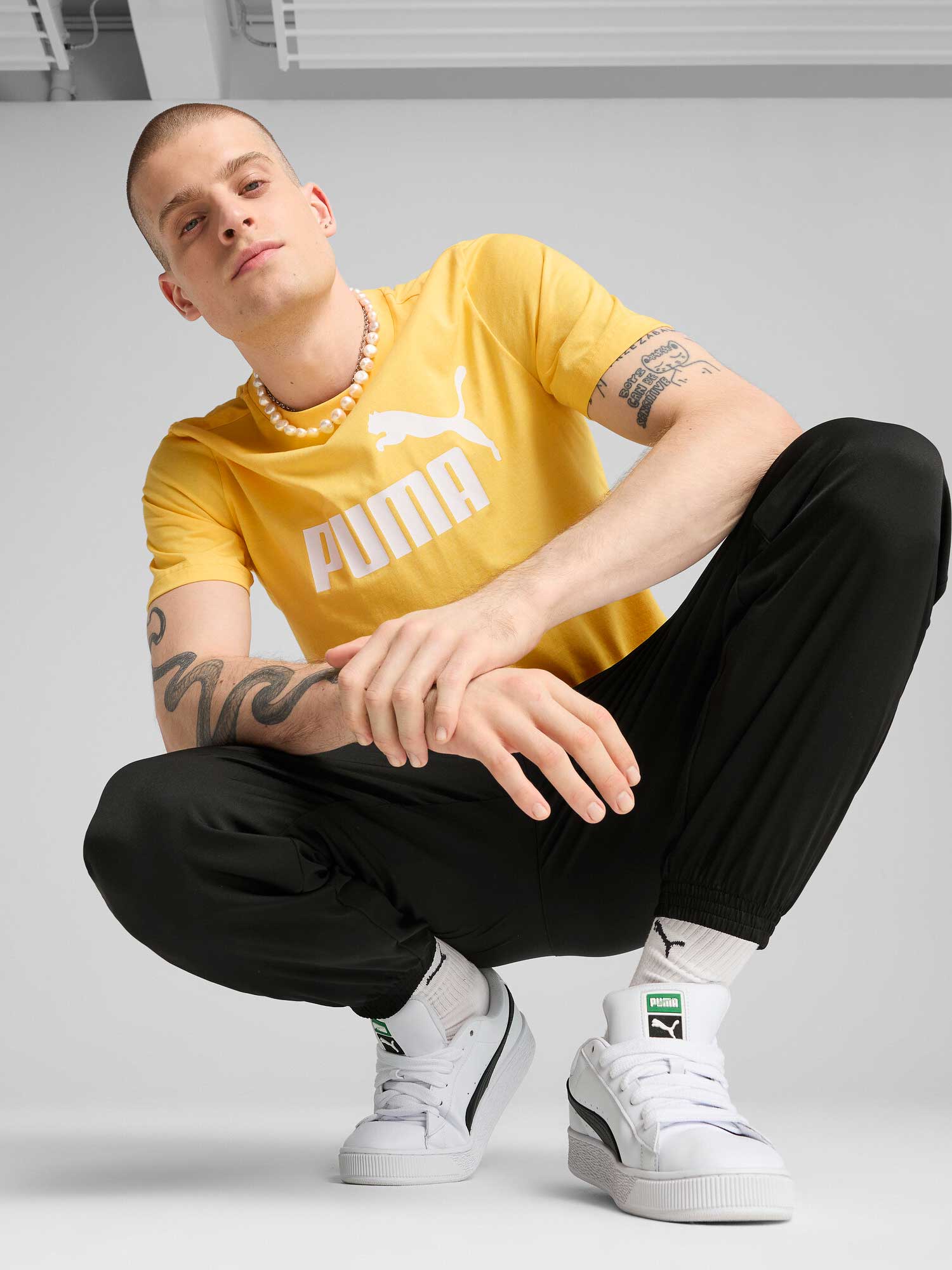 PUMA Тениска ESS No. 1 Logo Heather Tee (s)
