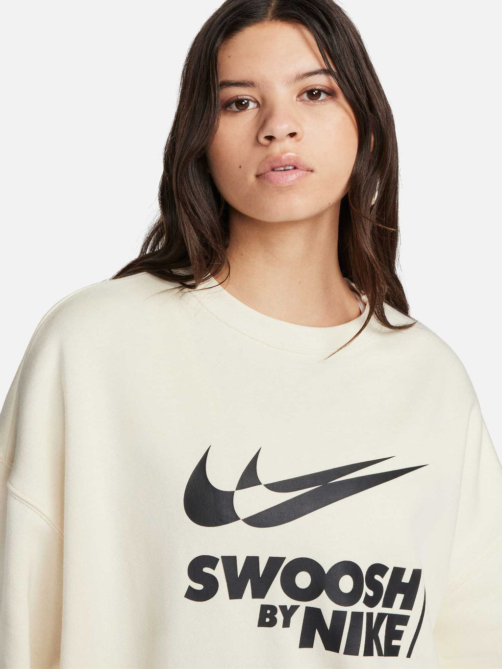 NIKE Блуза W NSW FLC OS CREW GLS