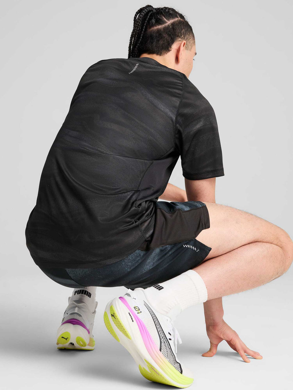 PUMA Тениска RUN VELOCITY AOP TEE M (POLY)