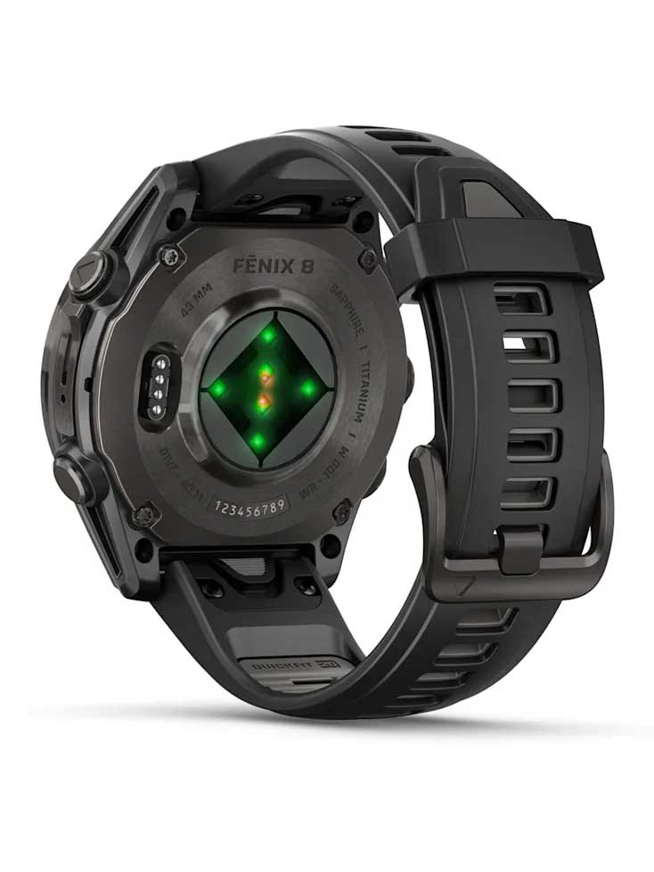 GARMIN GPS Смарт часовник Fenix 8 AMOLED с кожена каишка