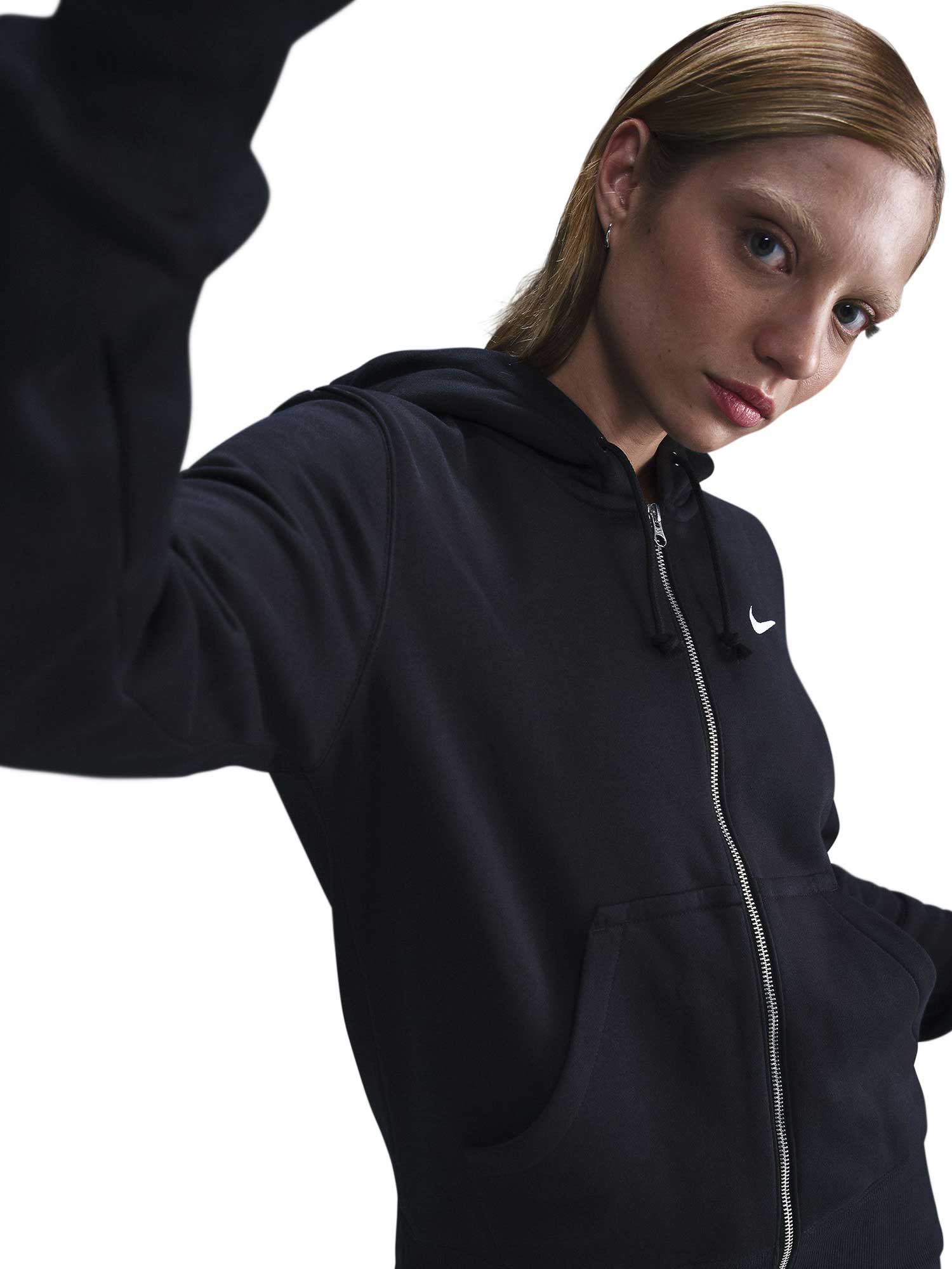 NIKE Суитшърт W NSW PHNX FLC STD FZ HDY