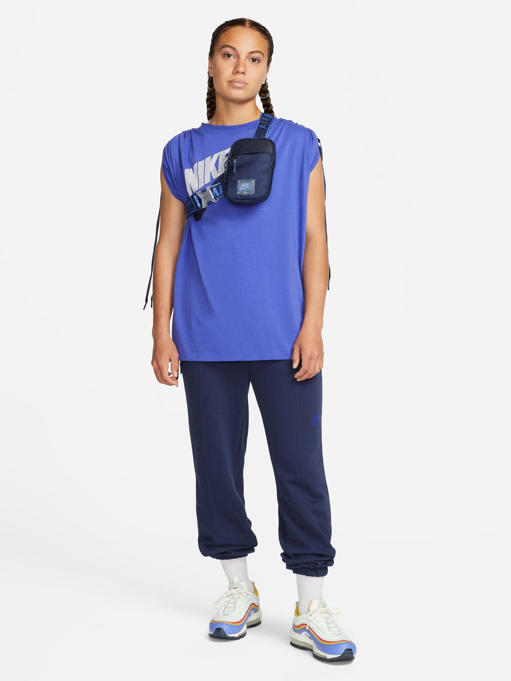 NIKE Спортно долнище W FT FLC OS DNC